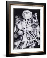 Silver Spoons and Forks-Graeme Harris-Framed Photographic Print