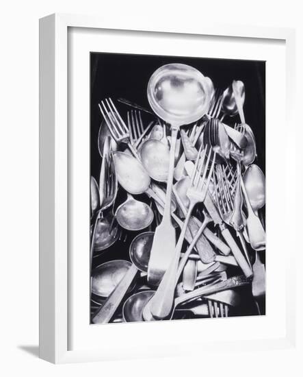 Silver Spoons and Forks-Graeme Harris-Framed Photographic Print