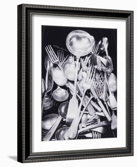 Silver Spoons and Forks-Graeme Harris-Framed Photographic Print