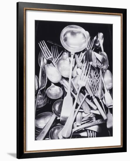 Silver Spoons and Forks-Graeme Harris-Framed Photographic Print