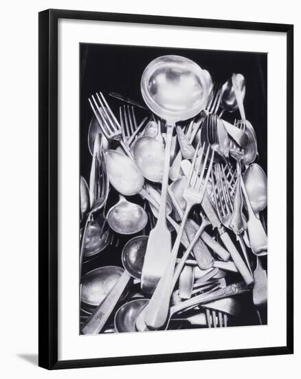 Silver Spoons and Forks-Graeme Harris-Framed Photographic Print