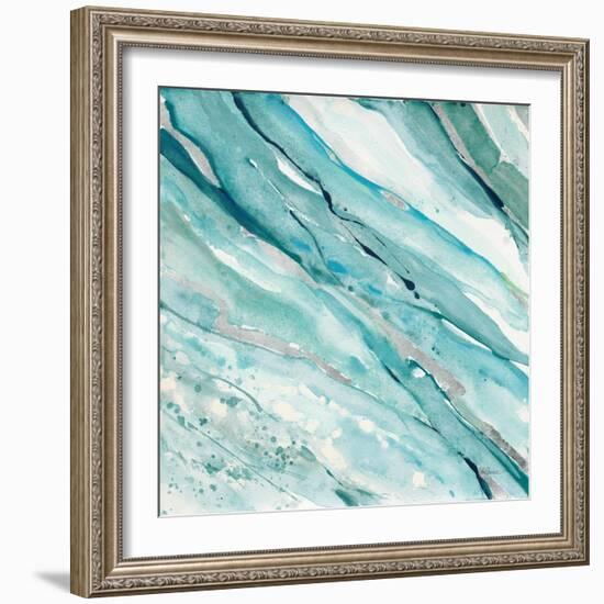 Silver Springs I Blue Green-Albena Hristova-Framed Art Print