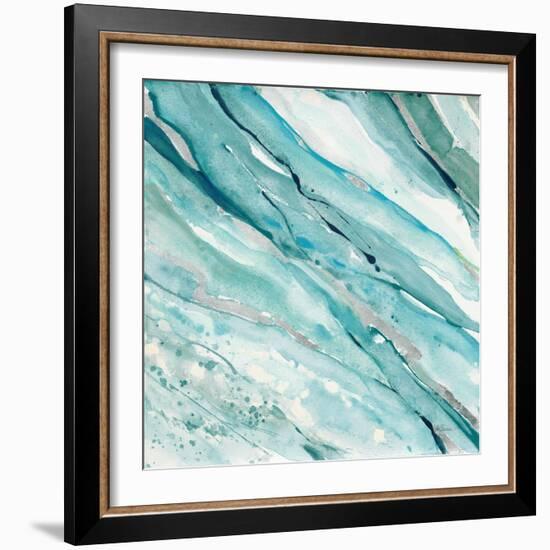 Silver Springs I Blue Green-Albena Hristova-Framed Art Print