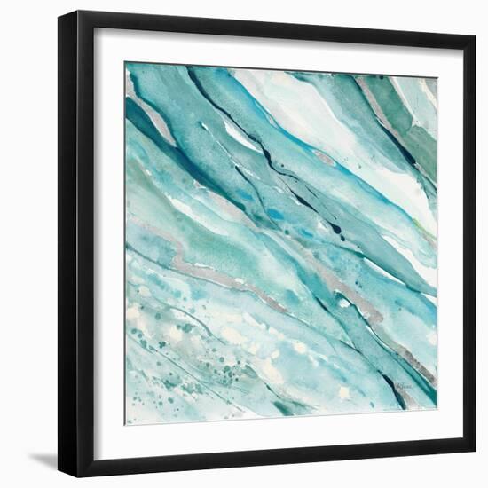 Silver Springs I Blue Green-Albena Hristova-Framed Art Print