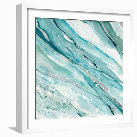 Silver Springs I Blue Green-Albena Hristova-Framed Art Print