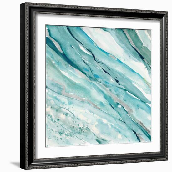 Silver Springs I Blue Green-Albena Hristova-Framed Art Print