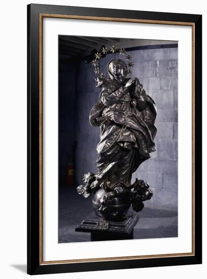 Silver Statue of Immaculate Conception, Treasury of St Lawrence-null-Framed Giclee Print