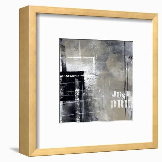 Silver Stream II-Lucy Cloud-Framed Art Print