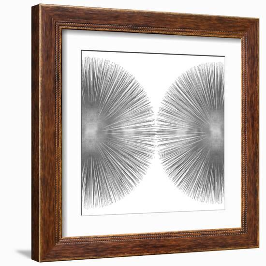 Silver Sunburst II-Abby Young-Framed Art Print