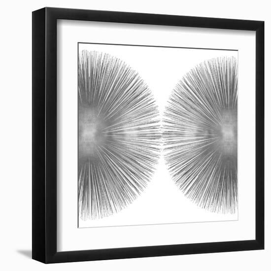 Silver Sunburst II-Abby Young-Framed Art Print