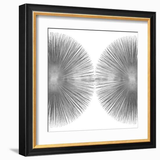 Silver Sunburst II-Abby Young-Framed Art Print