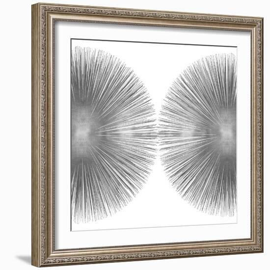 Silver Sunburst II-Abby Young-Framed Art Print