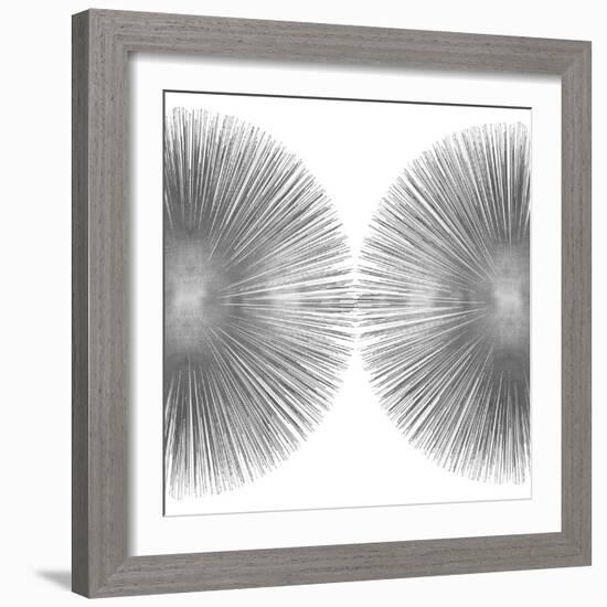 Silver Sunburst II-Abby Young-Framed Art Print