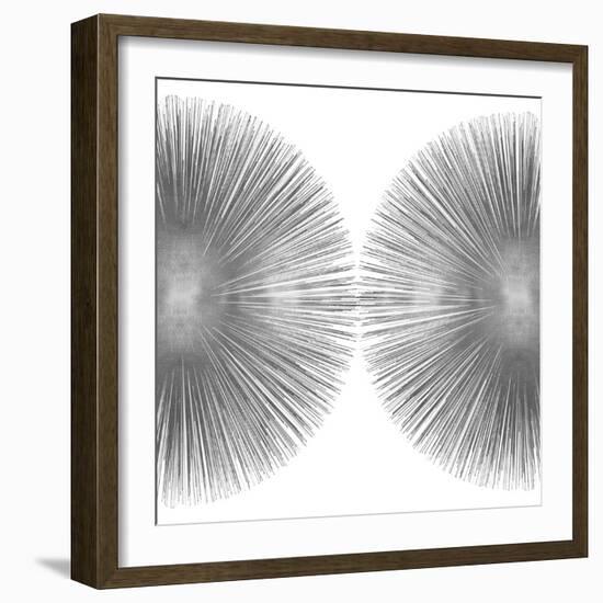 Silver Sunburst II-Abby Young-Framed Art Print