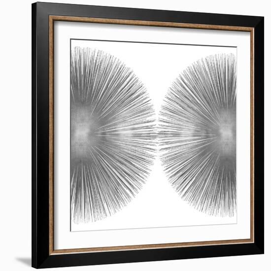 Silver Sunburst II-Abby Young-Framed Art Print