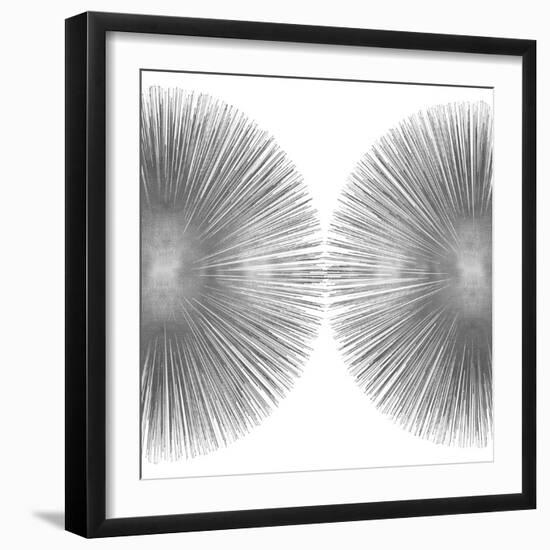 Silver Sunburst II-Abby Young-Framed Art Print