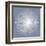 Silver Sunburst on Gray I-Abby Young-Framed Art Print