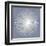 Silver Sunburst on Gray I-Abby Young-Framed Art Print