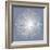 Silver Sunburst on Gray I-Abby Young-Framed Art Print