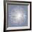 Silver Sunburst on Gray I-Abby Young-Framed Art Print