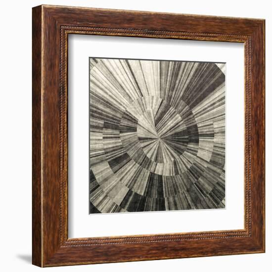 Silver Swirl-Mali Nave-Framed Giclee Print