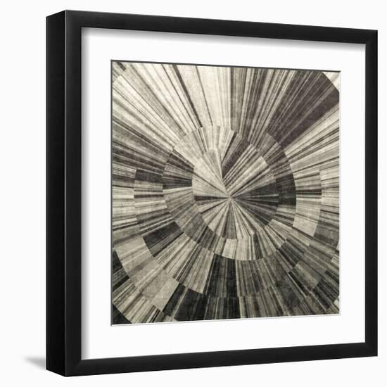 Silver Swirl-Mali Nave-Framed Giclee Print