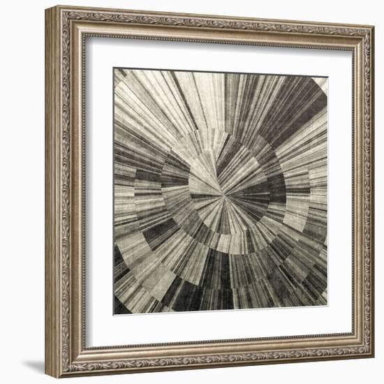 Silver Swirl-Mali Nave-Framed Giclee Print