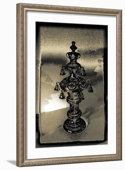 Silver Torah Handle, 2015-Joy Lions-Framed Giclee Print