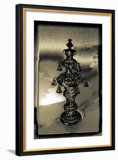 Silver Torah Handle, 2015-Joy Lions-Framed Giclee Print