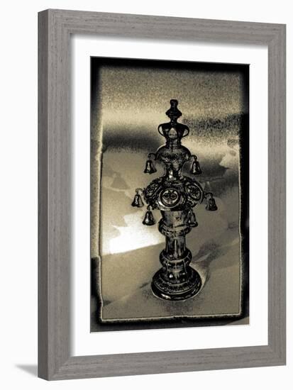 Silver Torah Handle, 2015-Joy Lions-Framed Giclee Print