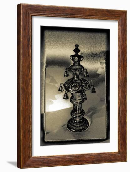 Silver Torah Handle, 2015-Joy Lions-Framed Giclee Print