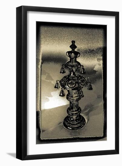 Silver Torah Handle, 2015-Joy Lions-Framed Giclee Print