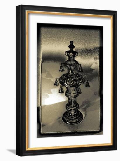 Silver Torah Handle, 2015-Joy Lions-Framed Giclee Print