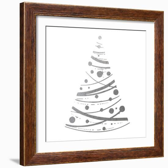 Silver Trees 3-Melody Hogan-Framed Art Print