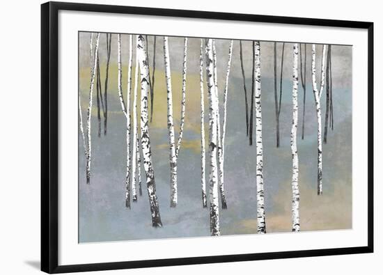 Silver Trees I-Tania Bello-Framed Giclee Print