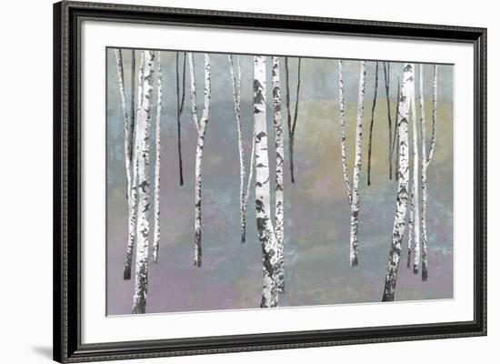 Silver Trees II-Tania Bello-Framed Giclee Print