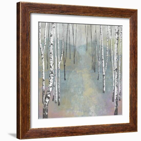 Silver Trees Path I-Tania Bello-Framed Giclee Print