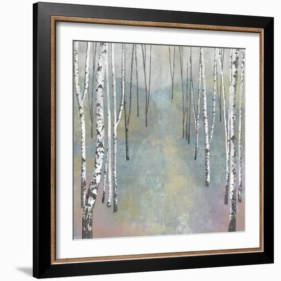 Silver Trees Path I-Tania Bello-Framed Giclee Print