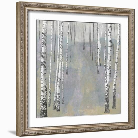 Silver Trees Path II-Tania Bello-Framed Giclee Print