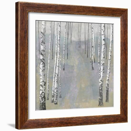 Silver Trees Path II-Tania Bello-Framed Giclee Print