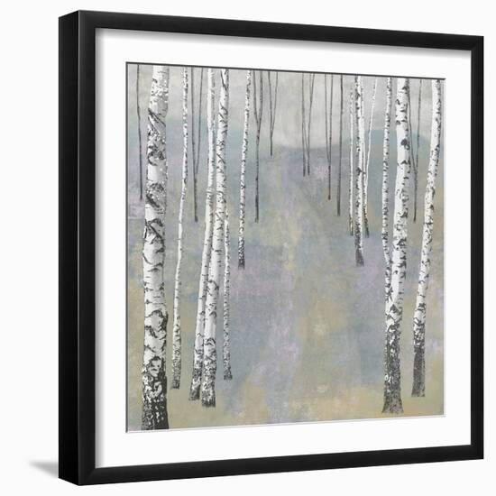 Silver Trees Path II-Tania Bello-Framed Giclee Print