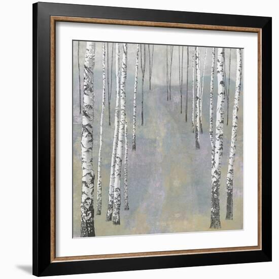 Silver Trees Path II-Tania Bello-Framed Giclee Print