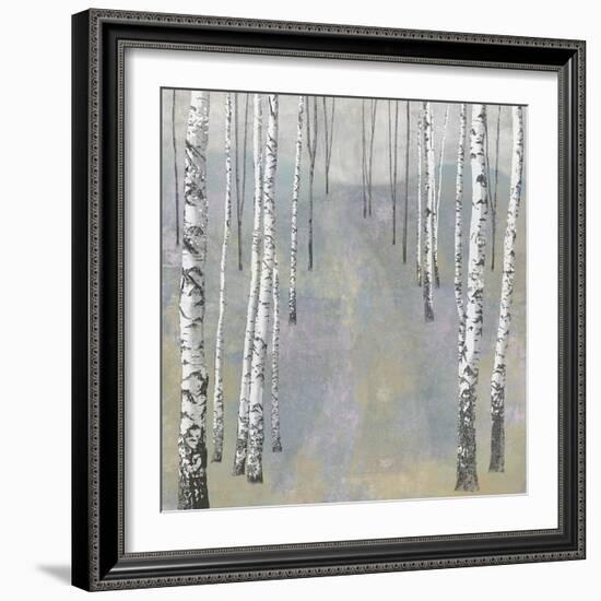 Silver Trees Path II-Tania Bello-Framed Giclee Print