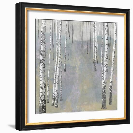 Silver Trees Path II-Tania Bello-Framed Giclee Print