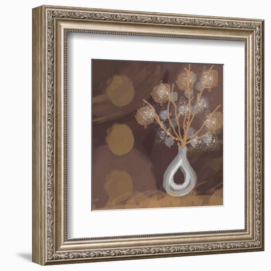 Silver Vase I-Irena Orlov-Framed Art Print