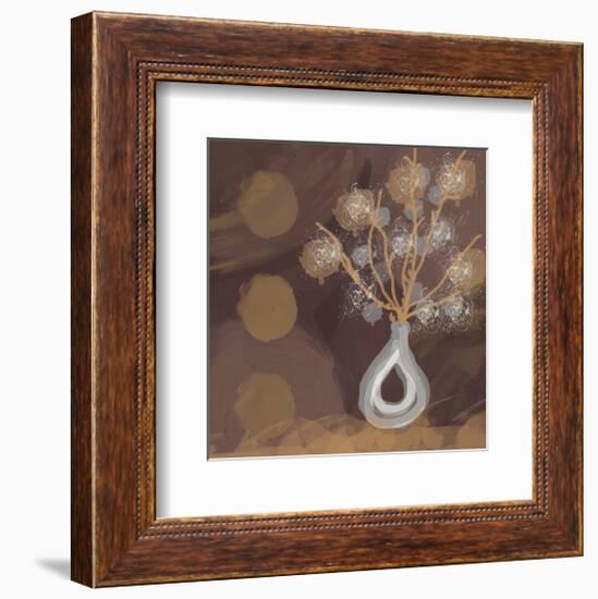 Silver Vase I-Irena Orlov-Framed Art Print