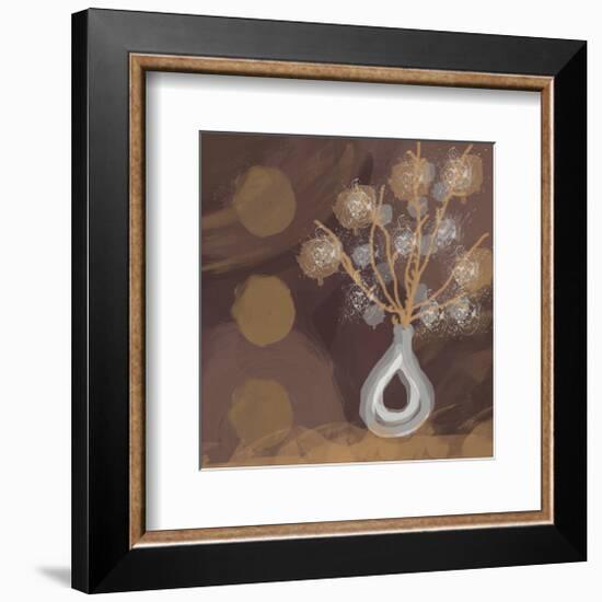 Silver Vase I-Irena Orlov-Framed Art Print