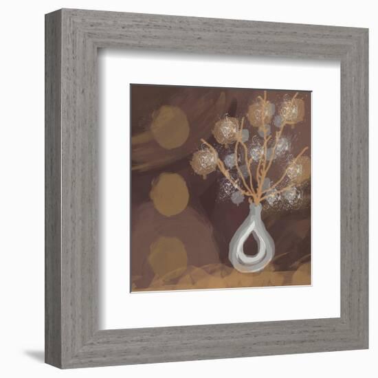 Silver Vase I-Irena Orlov-Framed Art Print