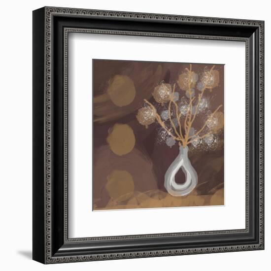 Silver Vase I-Irena Orlov-Framed Art Print