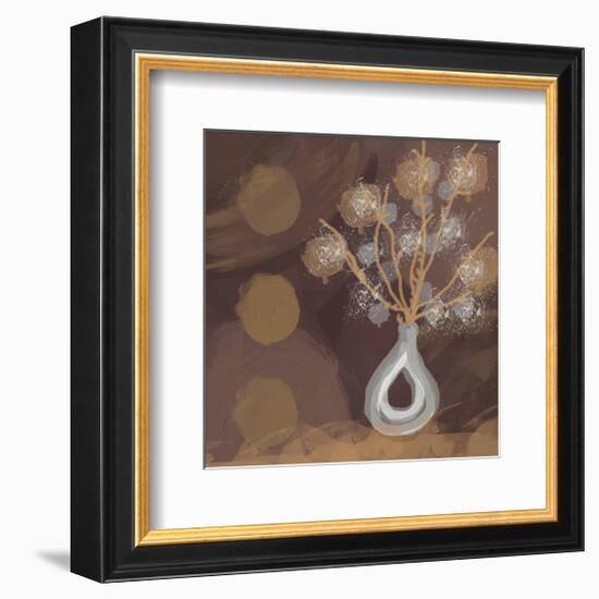 Silver Vase I-Irena Orlov-Framed Art Print